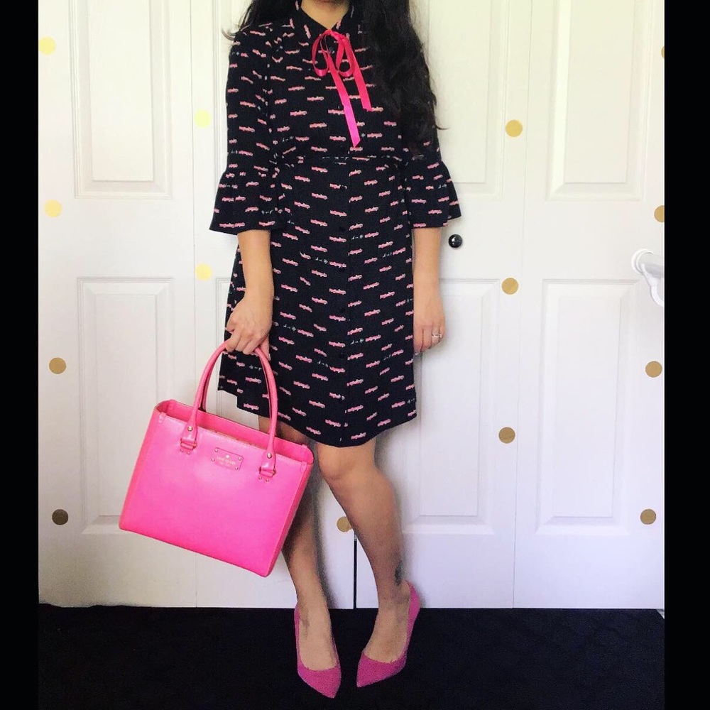 Hot rod Kate Spade dress